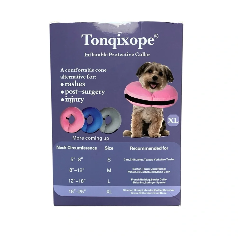 Pink Inflatable Protective Collar